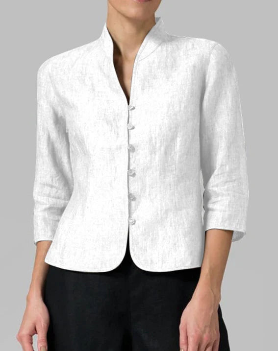 Damen Stehkragen Übergangsjacke | 3/4-Ärmel