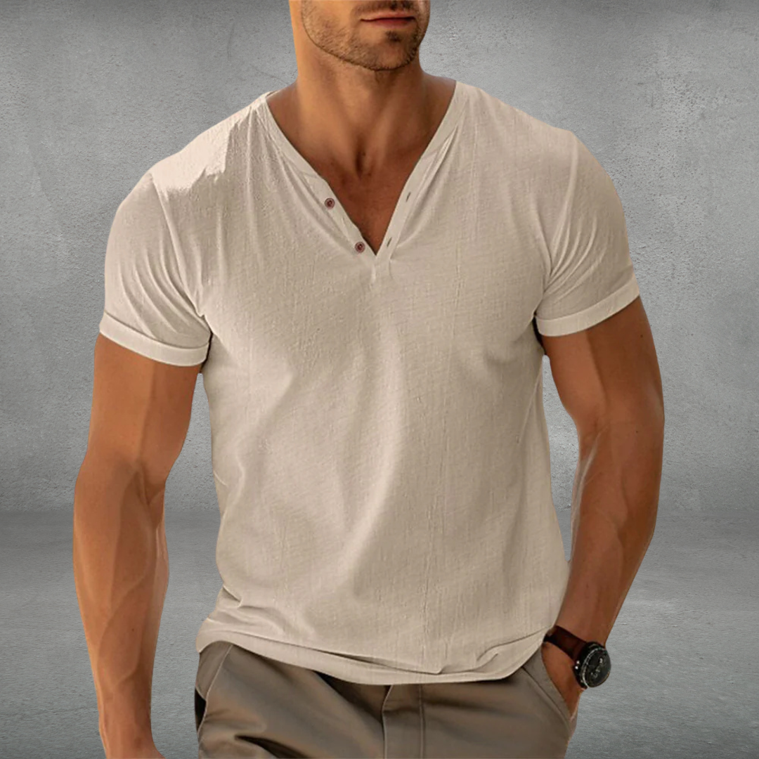 Herren Lässig Kurzarm Polo-Shirt | Schlanke Passform