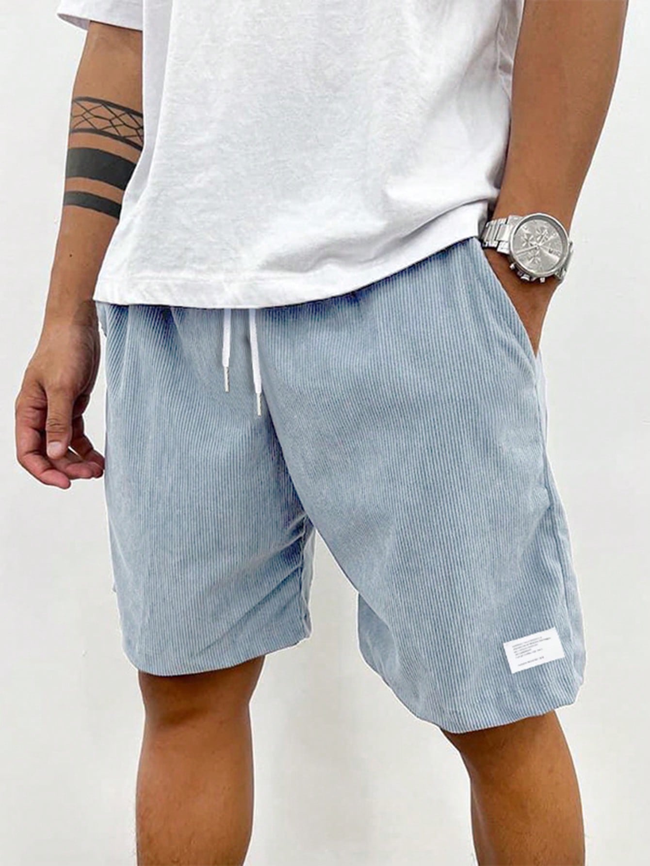 Herren Lässige Strandshorts | Mit Kordelzug