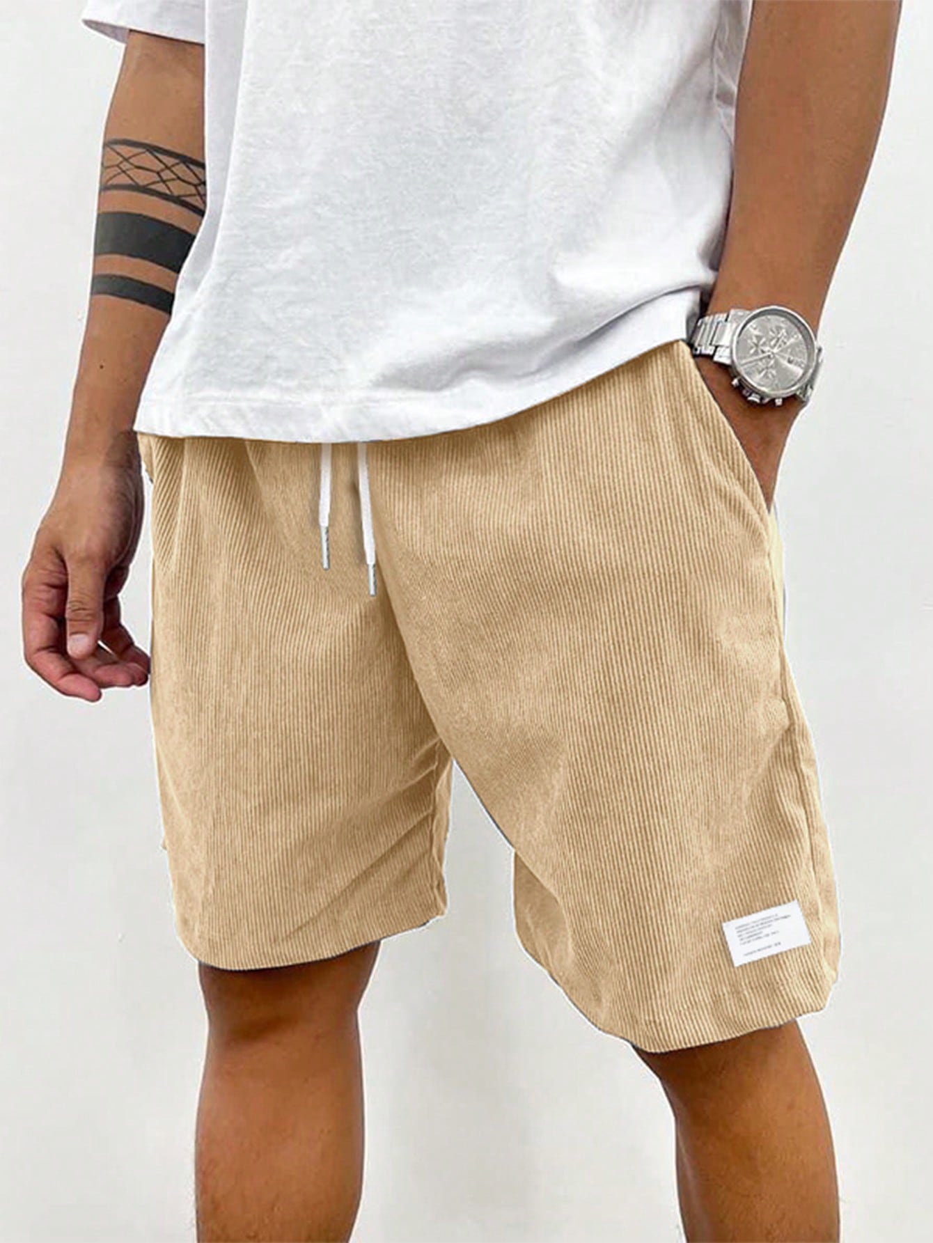 Herren Lässige Strandshorts | Mit Kordelzug