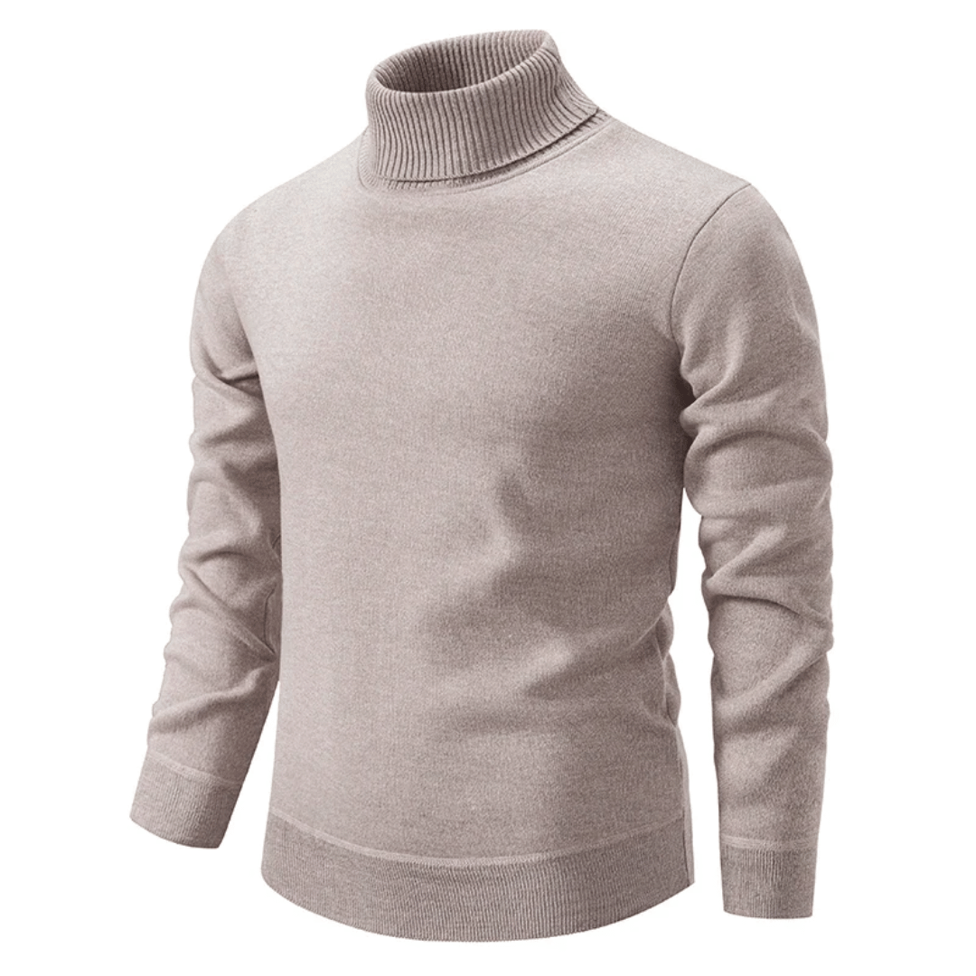 Herren Elegant Rollkragenpullover | Warm