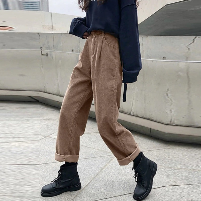 Damen Lang Cordhose | Winter