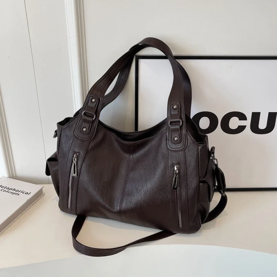 Damen Große Trage Handtasche | mit Optionalem Schultergurt