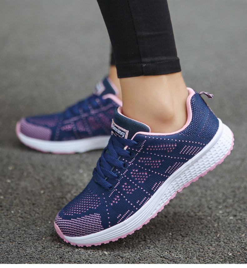 Damen Sportliche Lauf Sneaker | Schnürverschluss