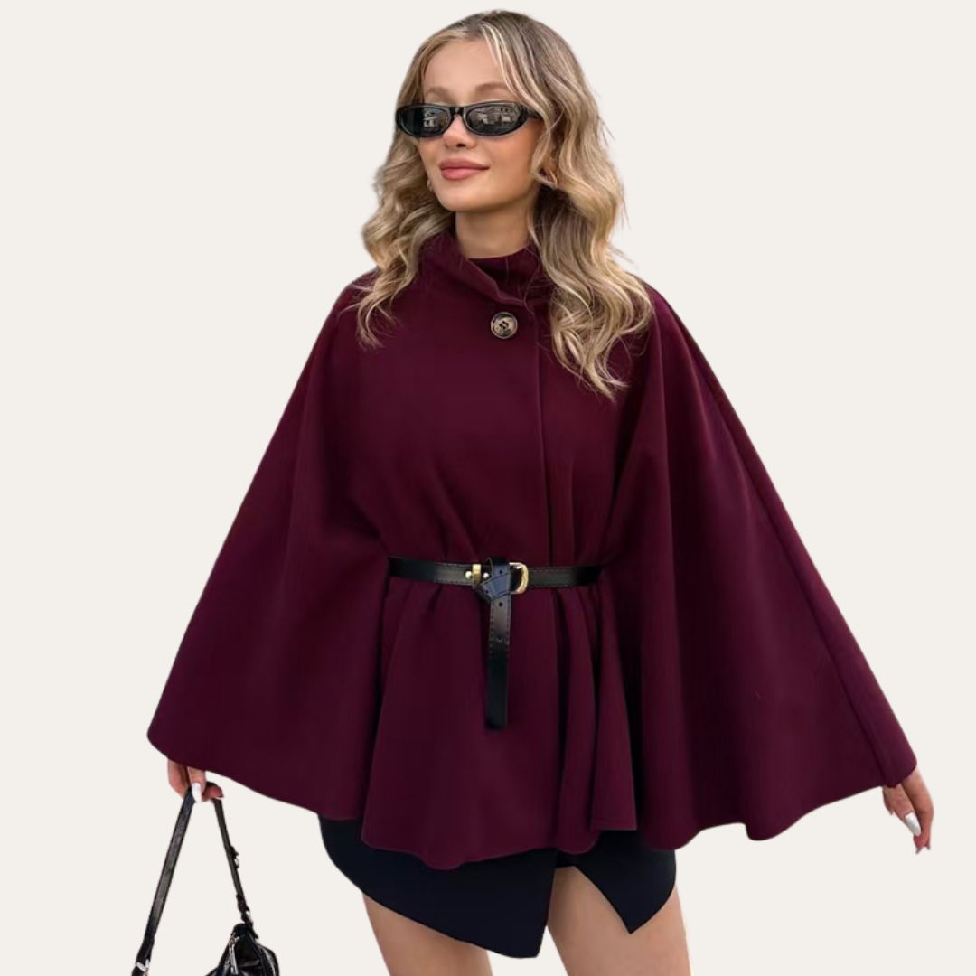 Damen Modern Cape Mantel | Winter