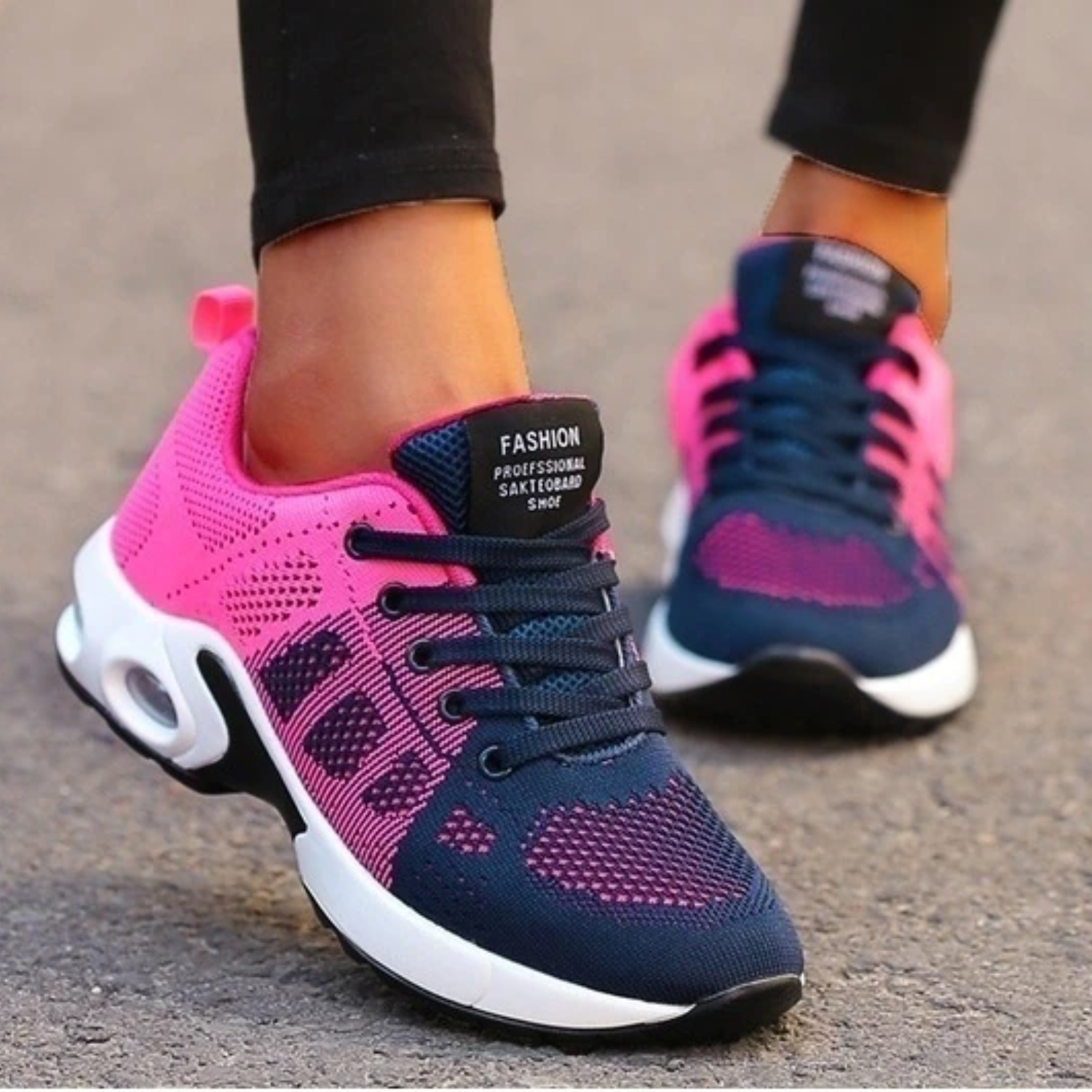 Damen Lässige Lauf Sneaker | Schnürverschluss