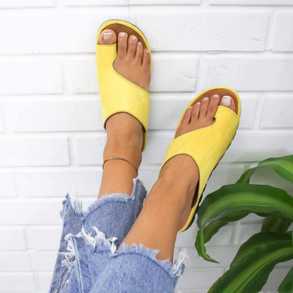 Damen Sommer Pantoletten | Flache Plateausohle