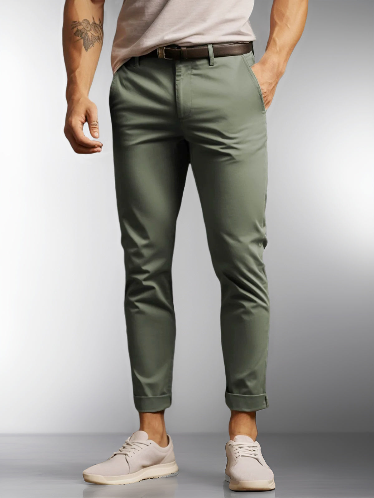Herren Chino Hose | Lang