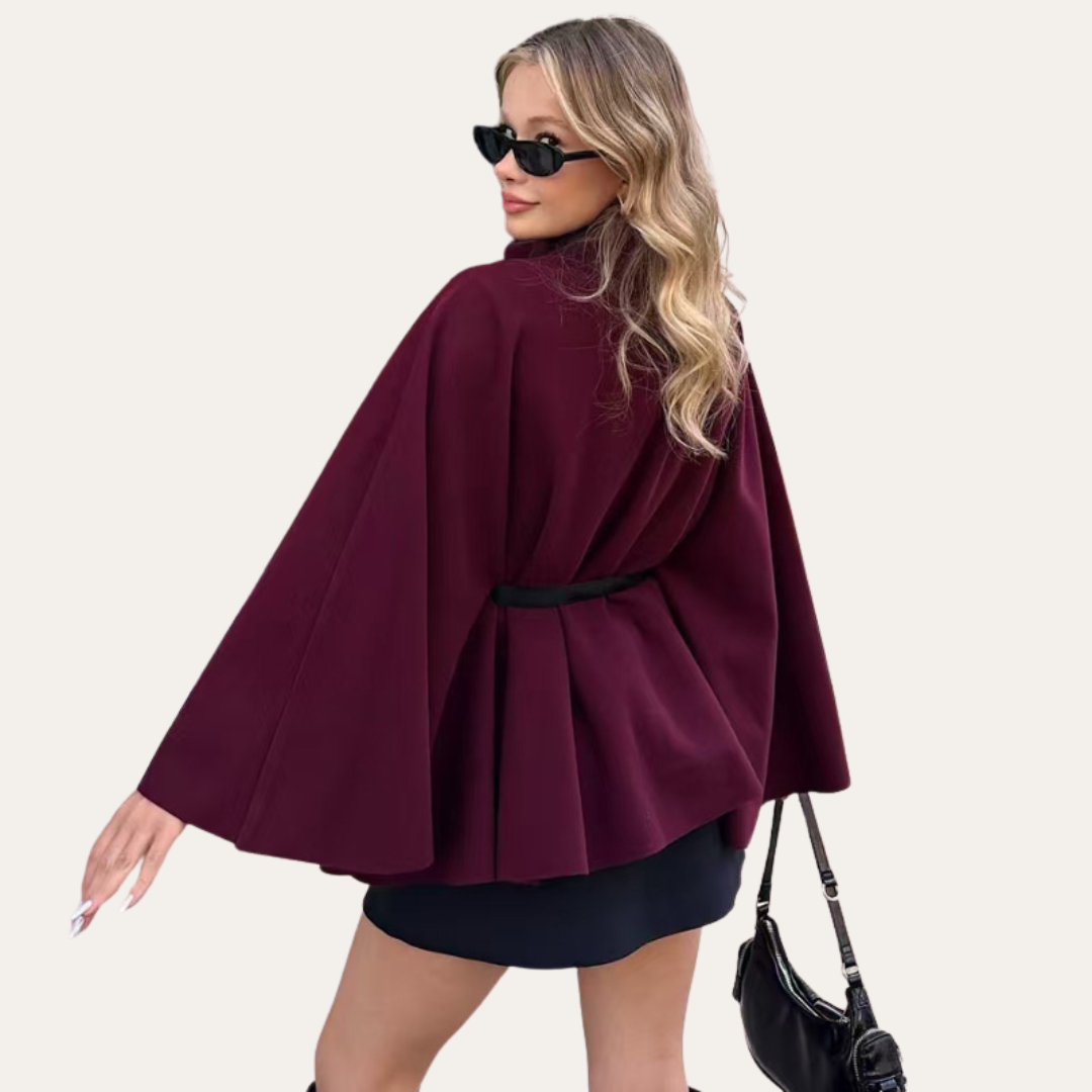 Damen Modern Cape Mantel | Winter
