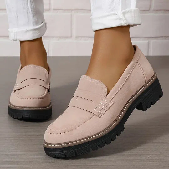 Damen Plateau Loafer | Reinschlüpfen