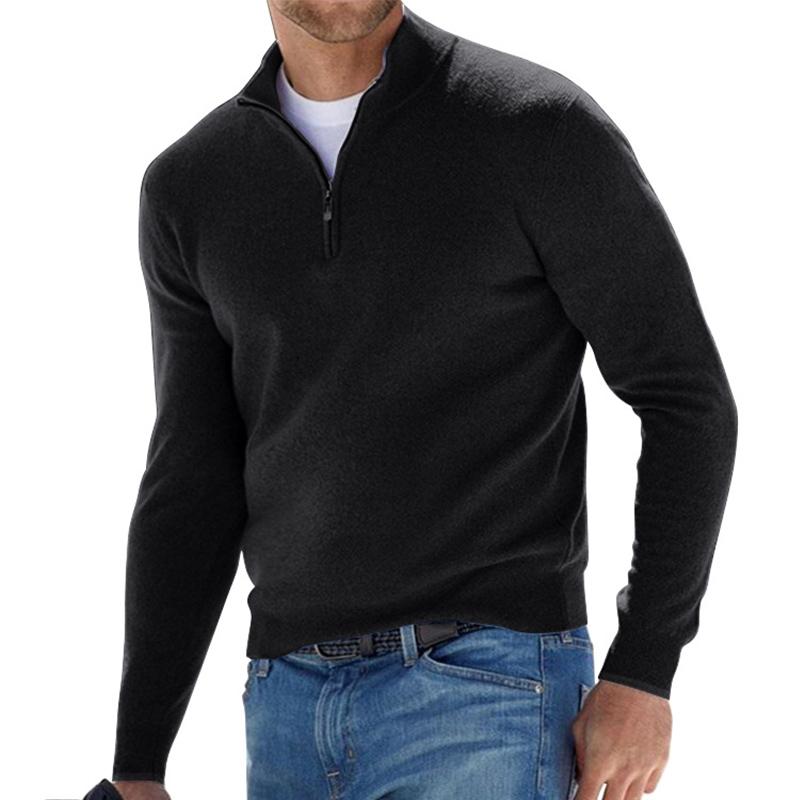 Herren Elegant Pullover | Zipper