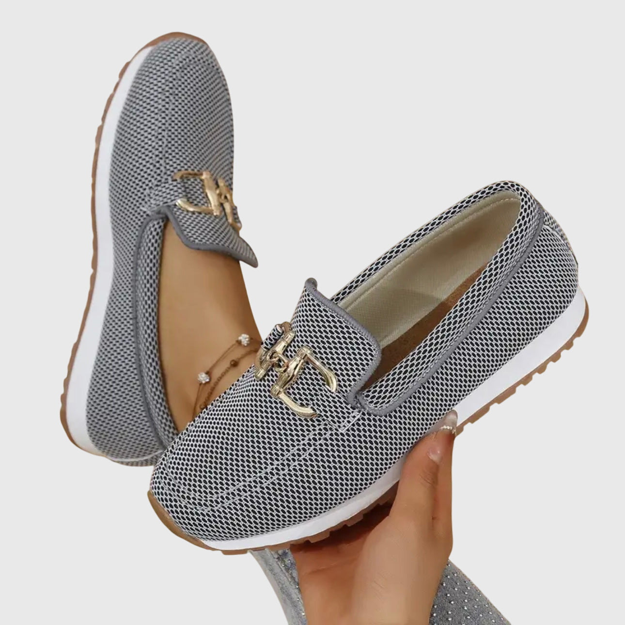 Damen Flache Reinschlüpfen Loafers | Gehen