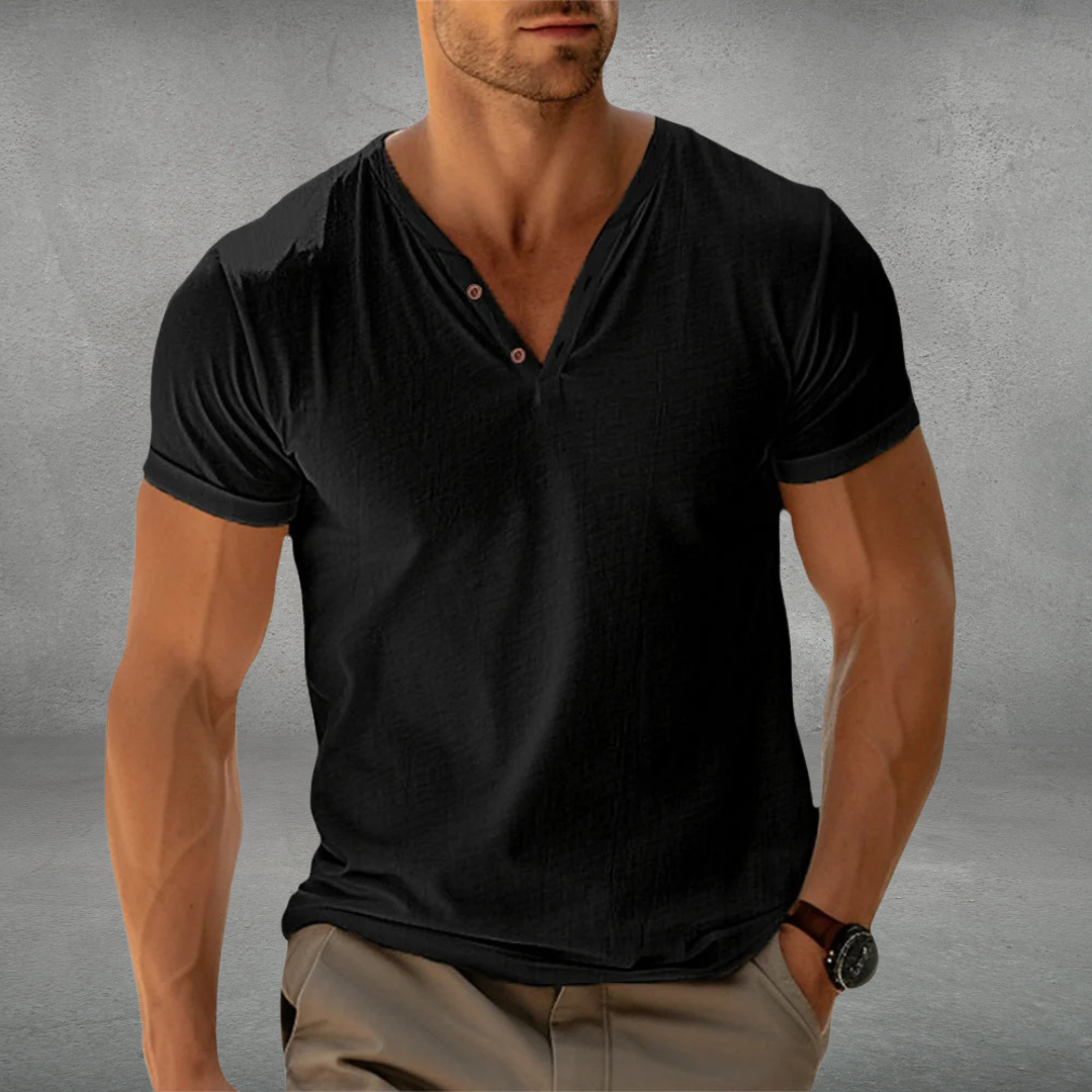 Herren Lässig Kurzarm Polo-Shirt | Schlanke Passform