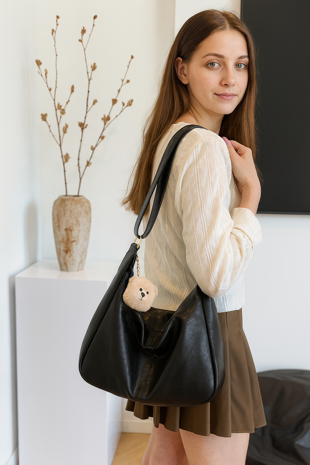 Damen Hobo-Stil Handtasche | Lässig
