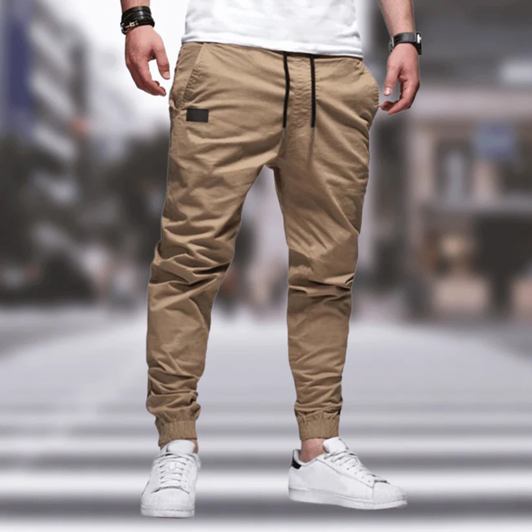 Herren Sommer Cargo Jogginghose | Konische Passform