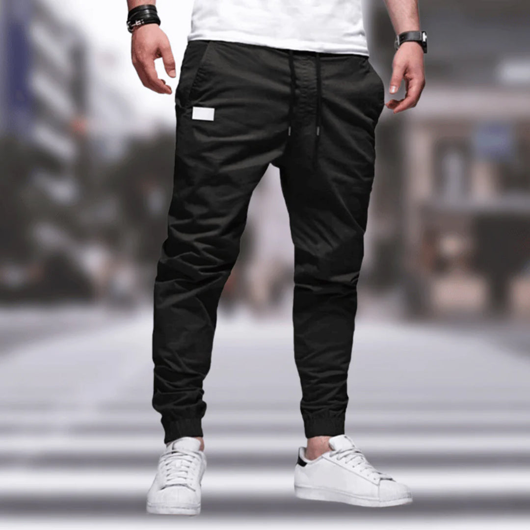 Herren Sommer Cargo Jogginghose | Konische Passform