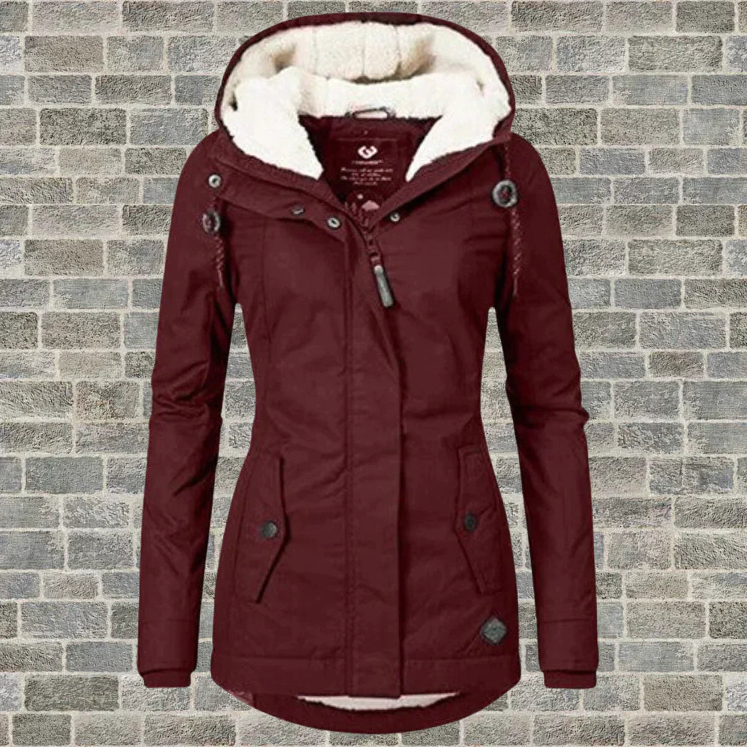Damen Lange Winterjacke | Warm