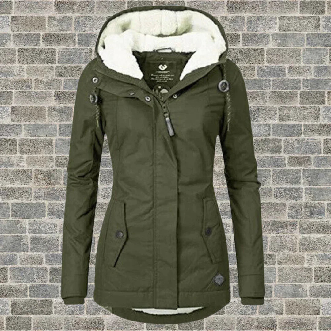 Damen Lange Winterjacke | Warm