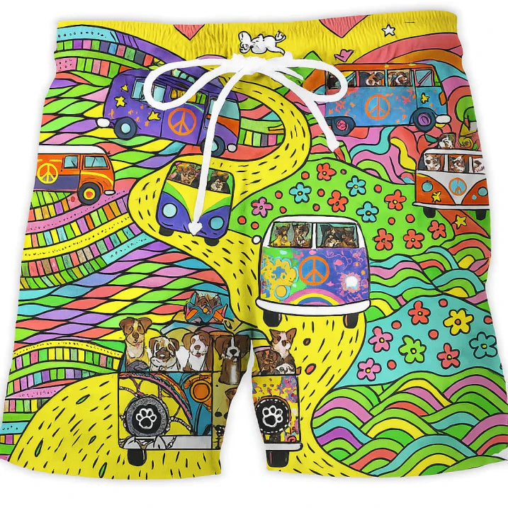 Herren Bedruckte Surf-Boardshorts | Sommer