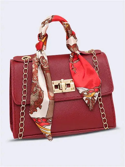 Damen Handtasche | mit Schal-Detail