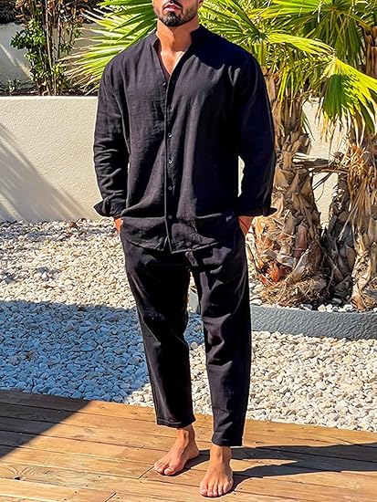 Herren Zweiteiliges Sommer Set | Hemd und Hose