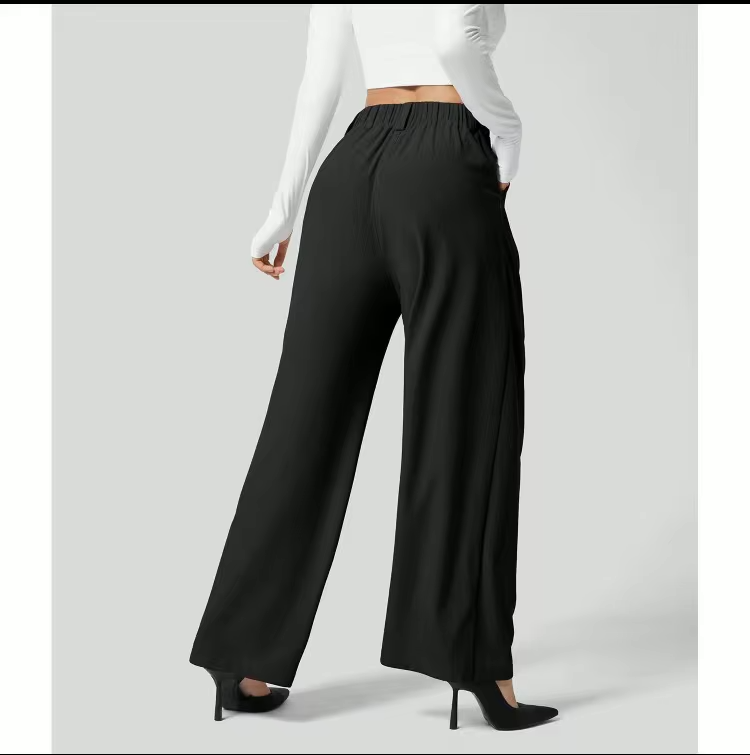 Damen Weit Bein Sommerhose | Hoch Tailliert