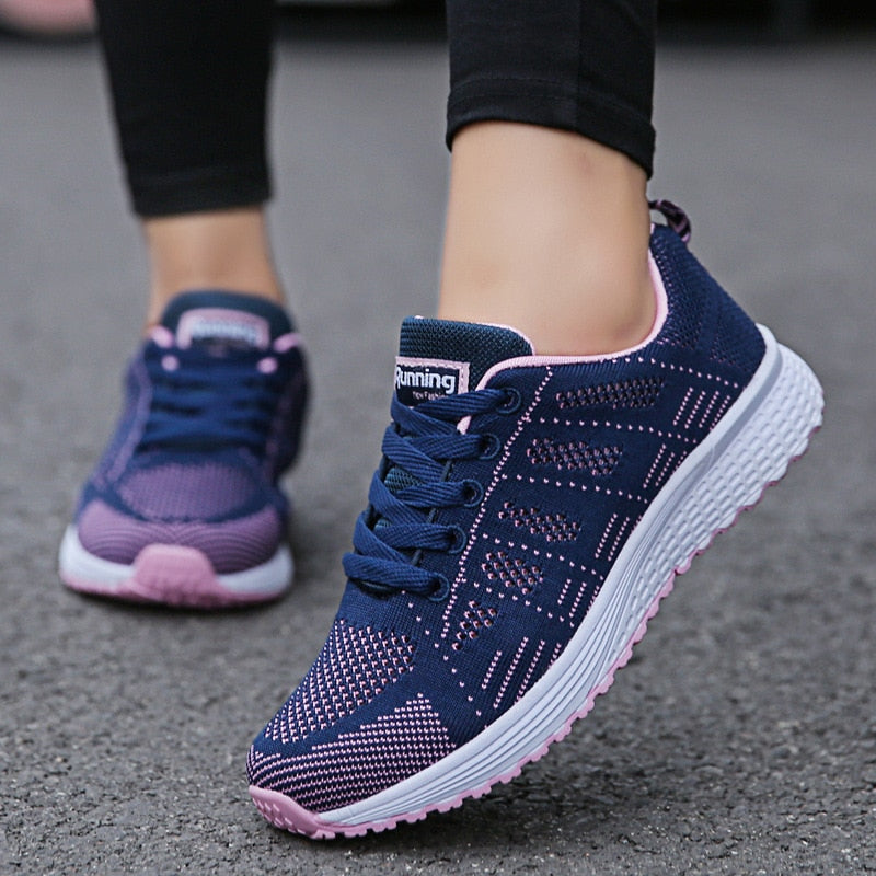 Damen Sportliche Lauf Sneaker | Schnürverschluss