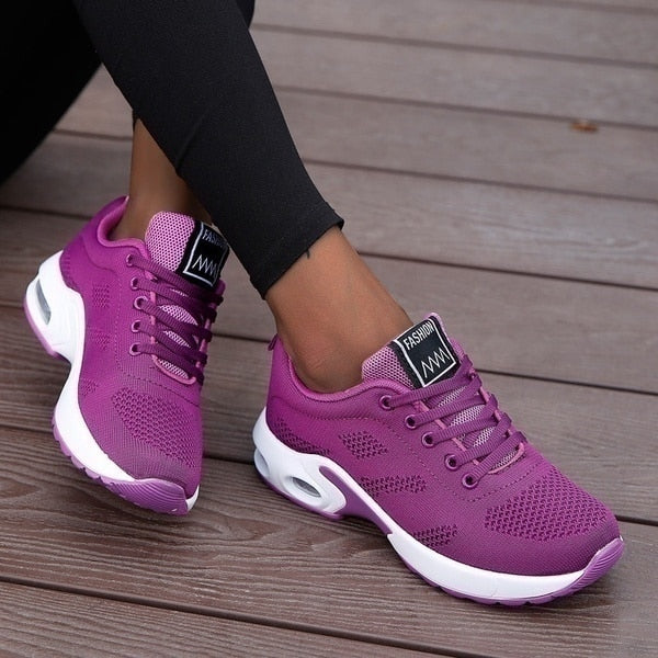 Damen Lauf und Gehen Sneaker | Plateau