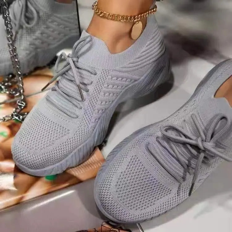 Damen Schnürung Plateau Sneaker | Sportlich