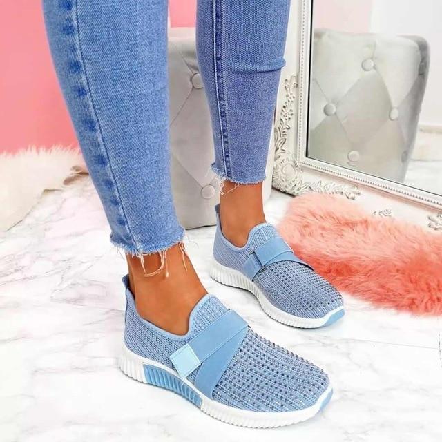 Damen Bequeme Schuhe | mit Klettverschluss