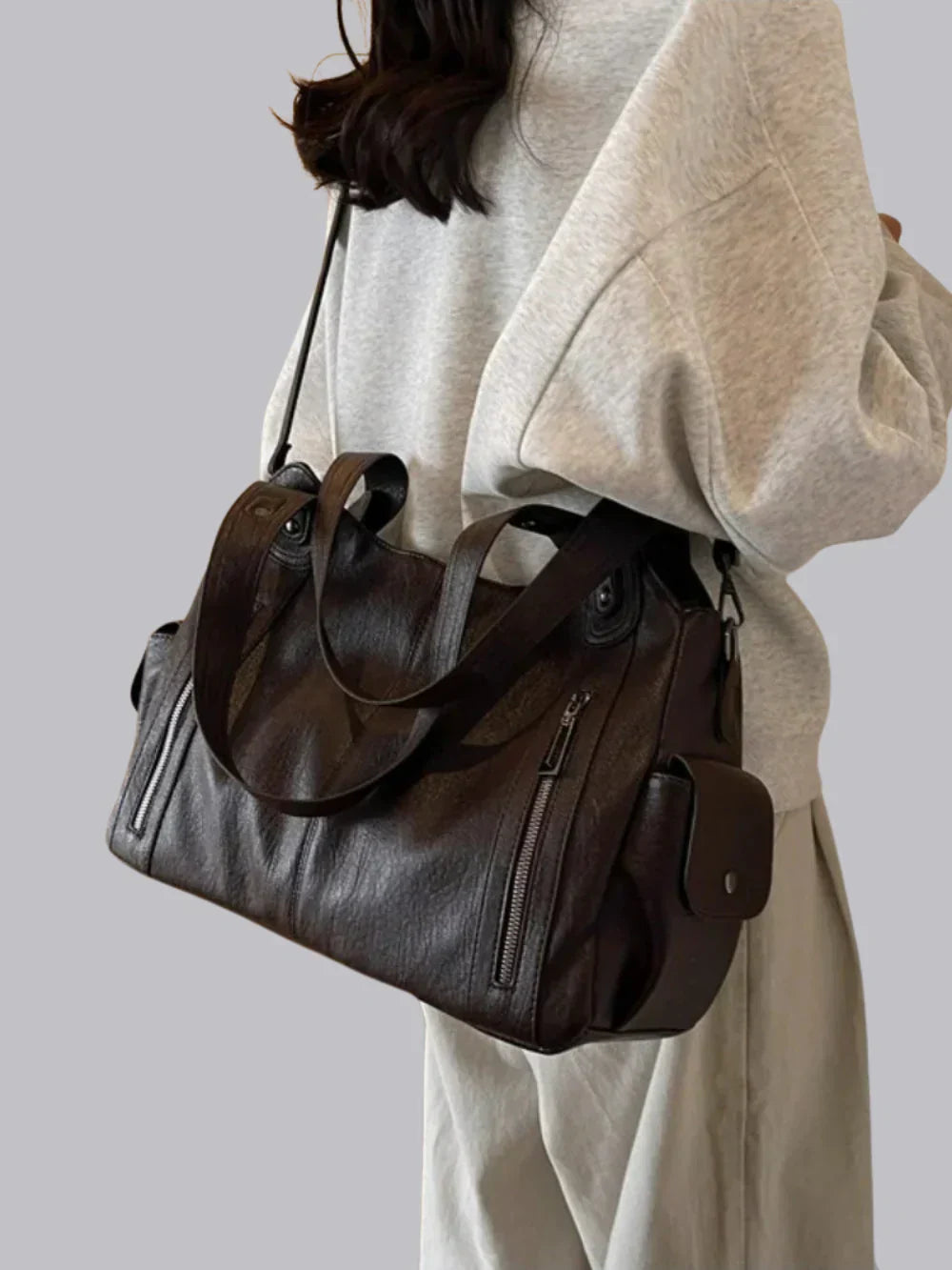 Damen Geräumig Handtasche | mit Schultergurt