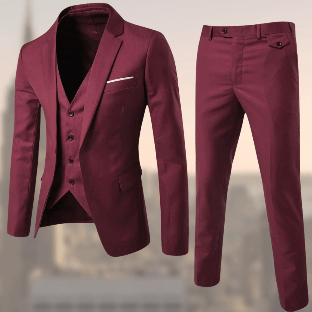 Herren Dreiteiliger Formell Anzug | Blazer, Weste und Hose