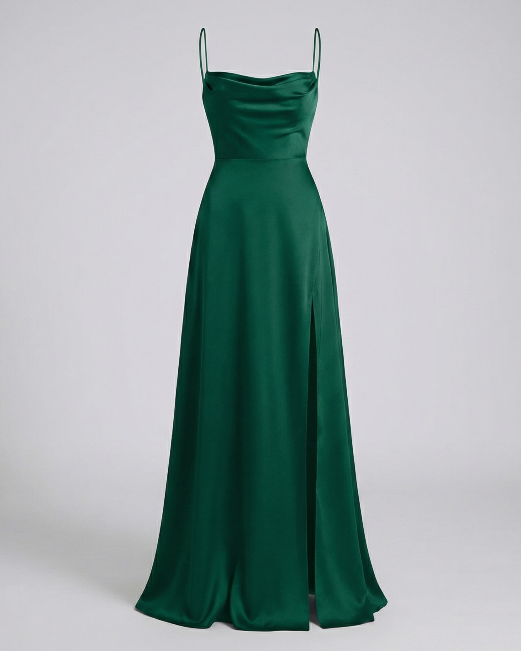 Damen Abendkleid mit Hohem Schlitz | Maxi
