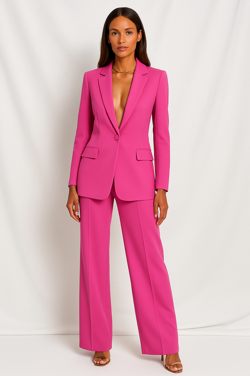 Damen Zweiteiler Büro Hosenanzug | Blazer und Hose