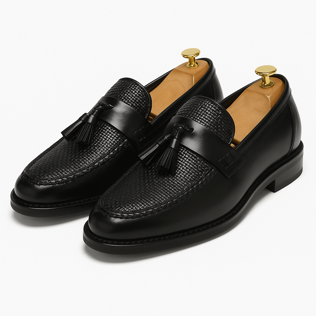 Herren Business Lässig Loafers mit Quasten | Reinschlüpfen