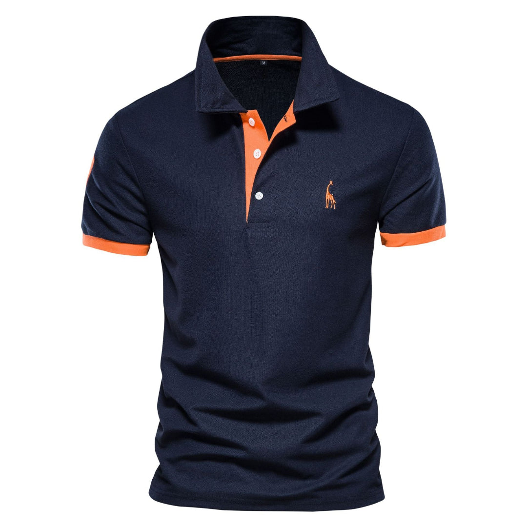 Herren Schlanke Passform Lässig Polo-Shirt | Kurzarm