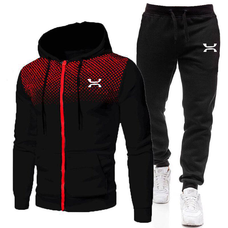 Herren Sportlich Trainingsanzug | Zweiteiliges Set