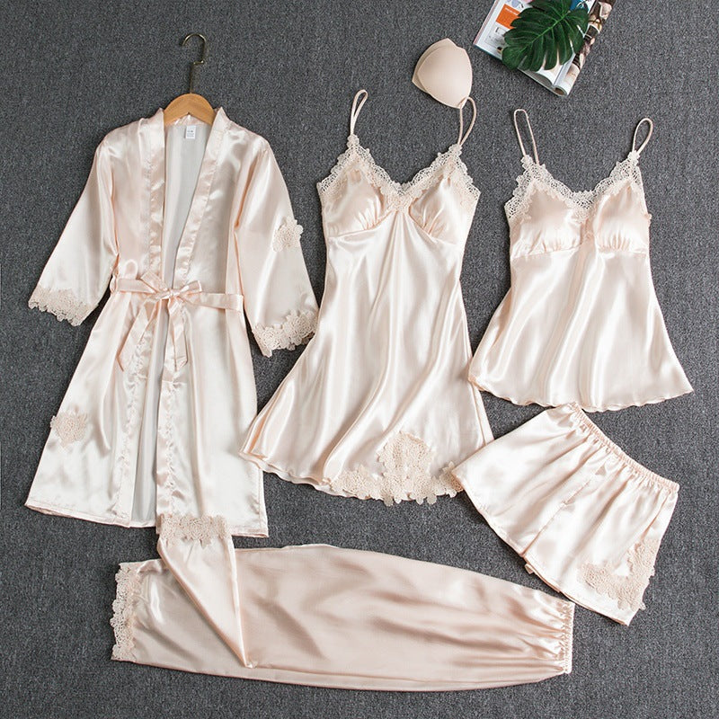 Damen Pyjama Set | 5-Teilig