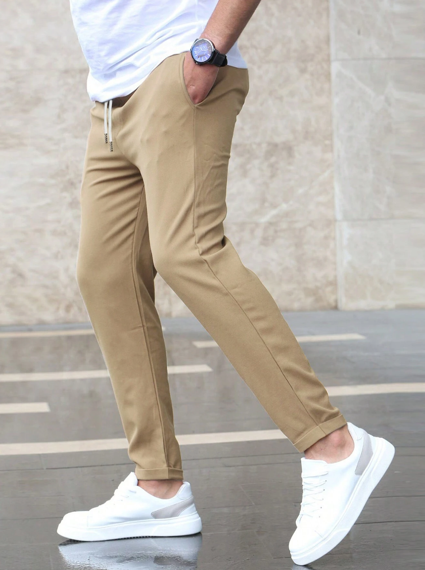 Herren Schlanke Passform Jogginghose | mit Kordelzug
