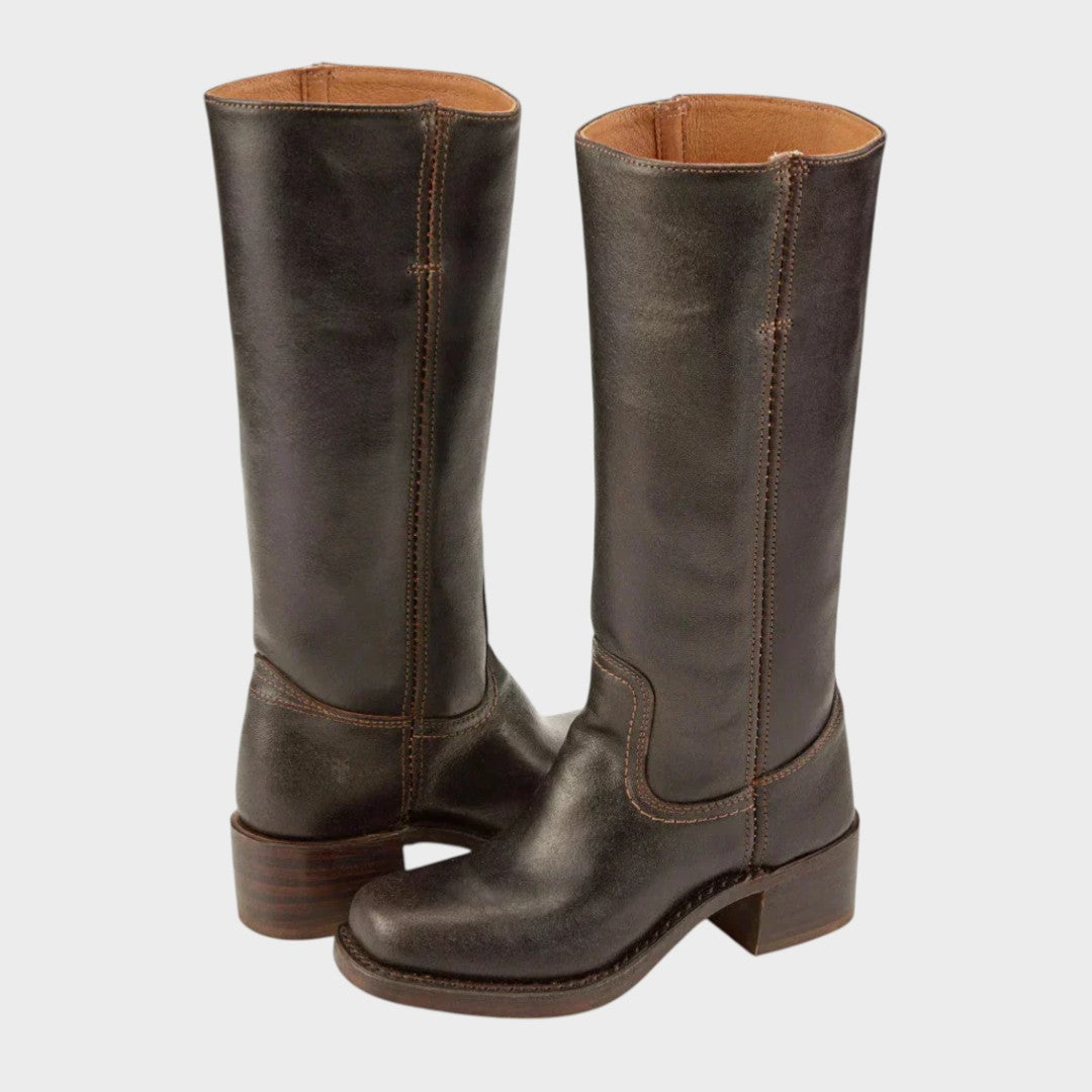 Damen Cowboy Stiefeletten | Plateau
