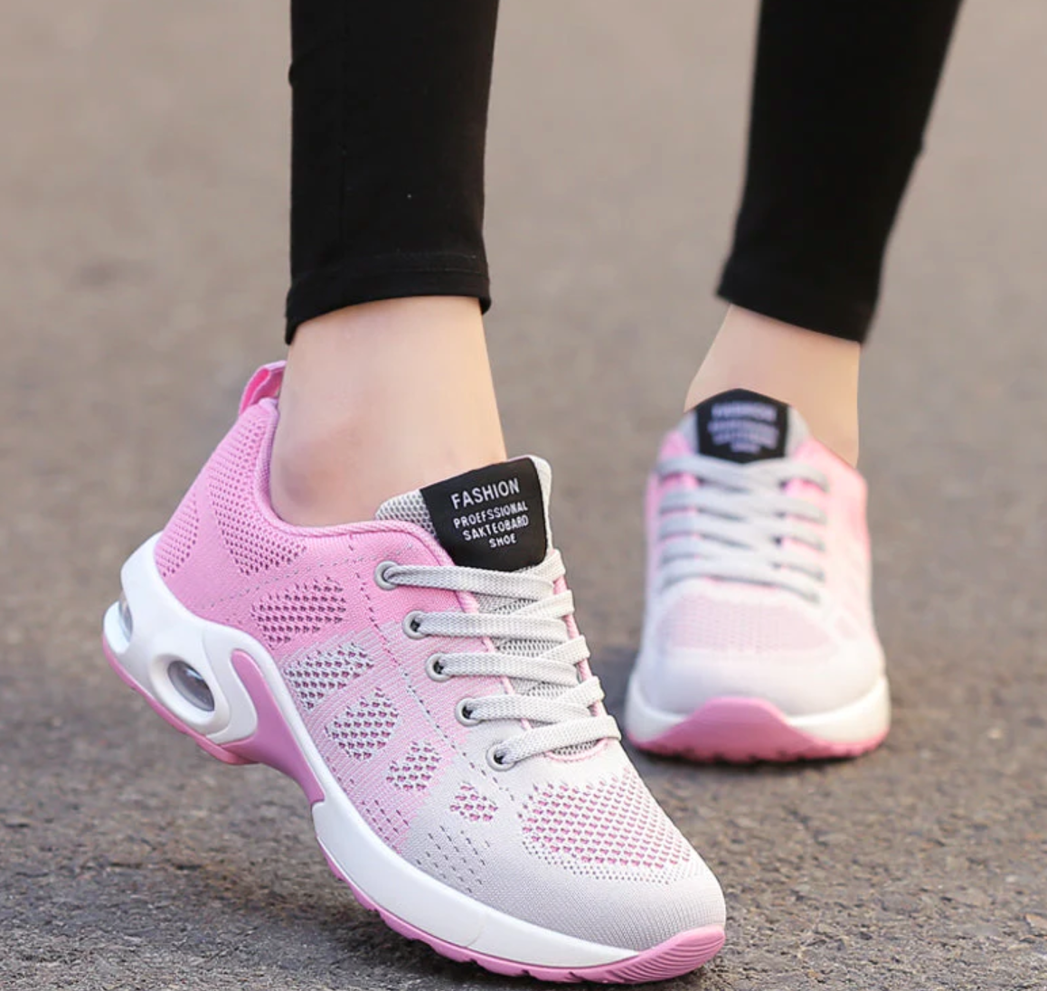 Damen Gehen Sneaker | Schnürverschluss