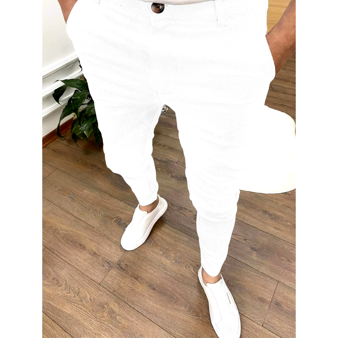 Herren Lässige Chino-Hose | Schmale Passform