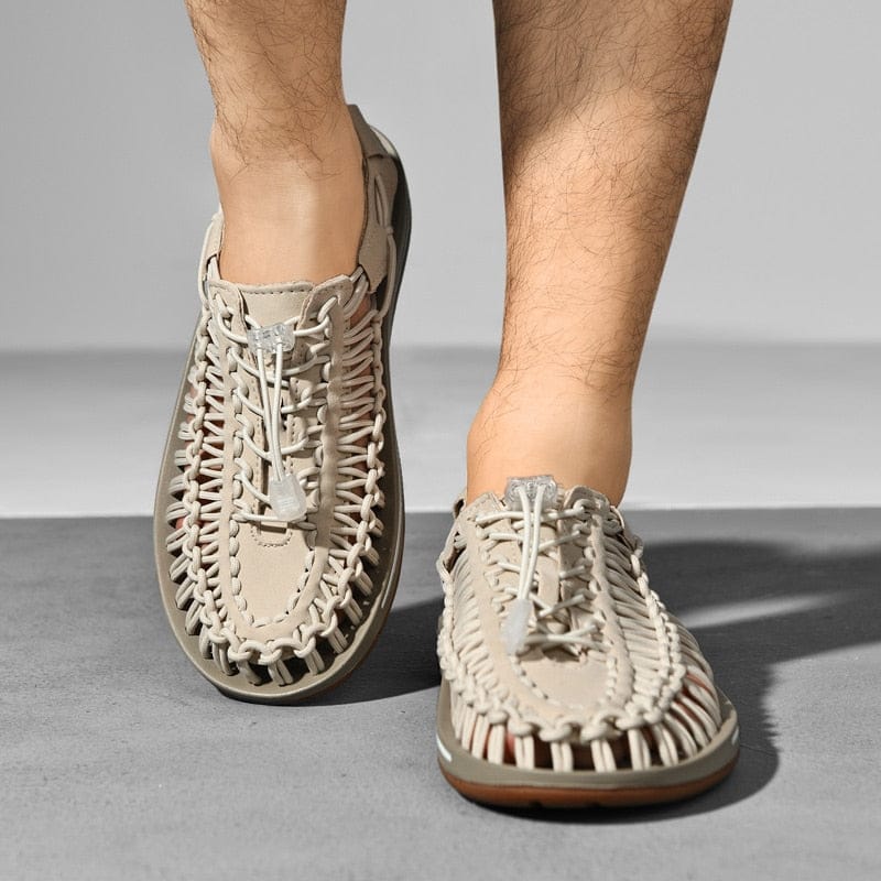 Herren Lässige Strandsandalen | Runde Zehenpartie