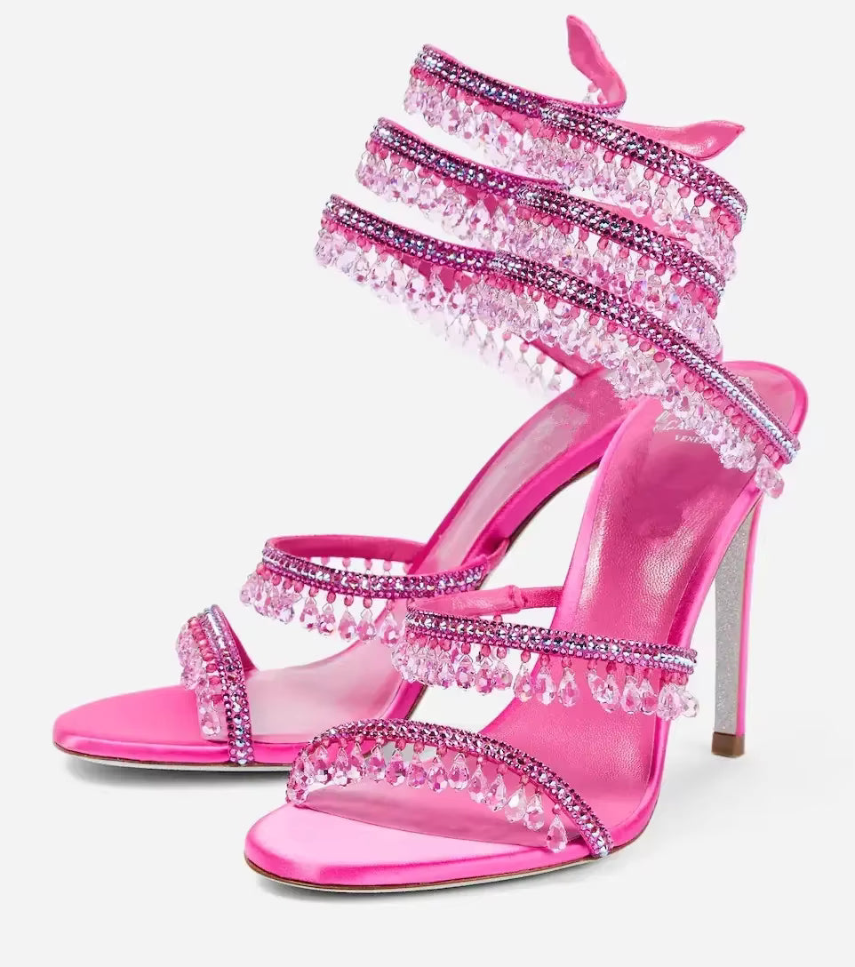 Damen Stiletto Sandalen | mit Hohen Absätzen