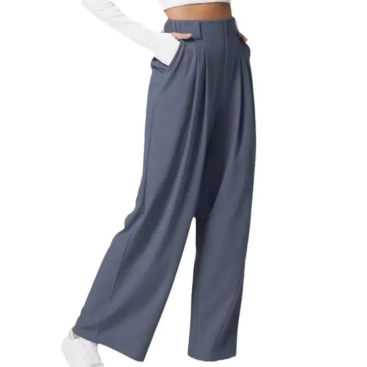Damen Weit Bein Sommerhose | Hoch Tailliert