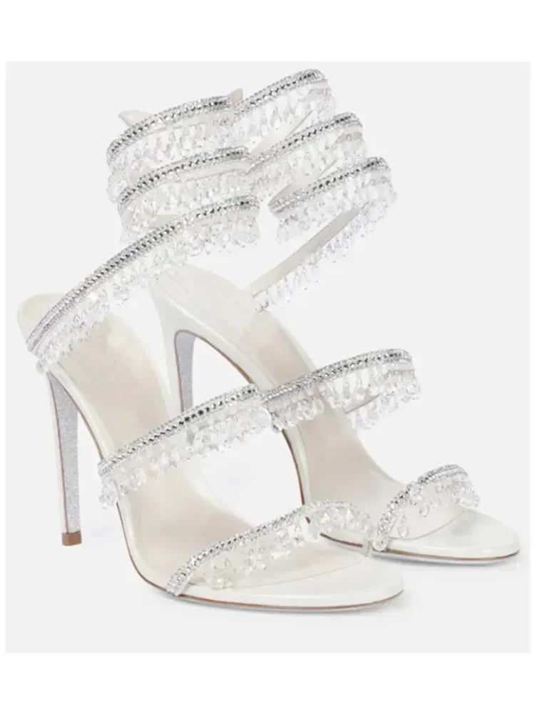 Damen Stiletto Sandalen | mit Hohen Absätzen
