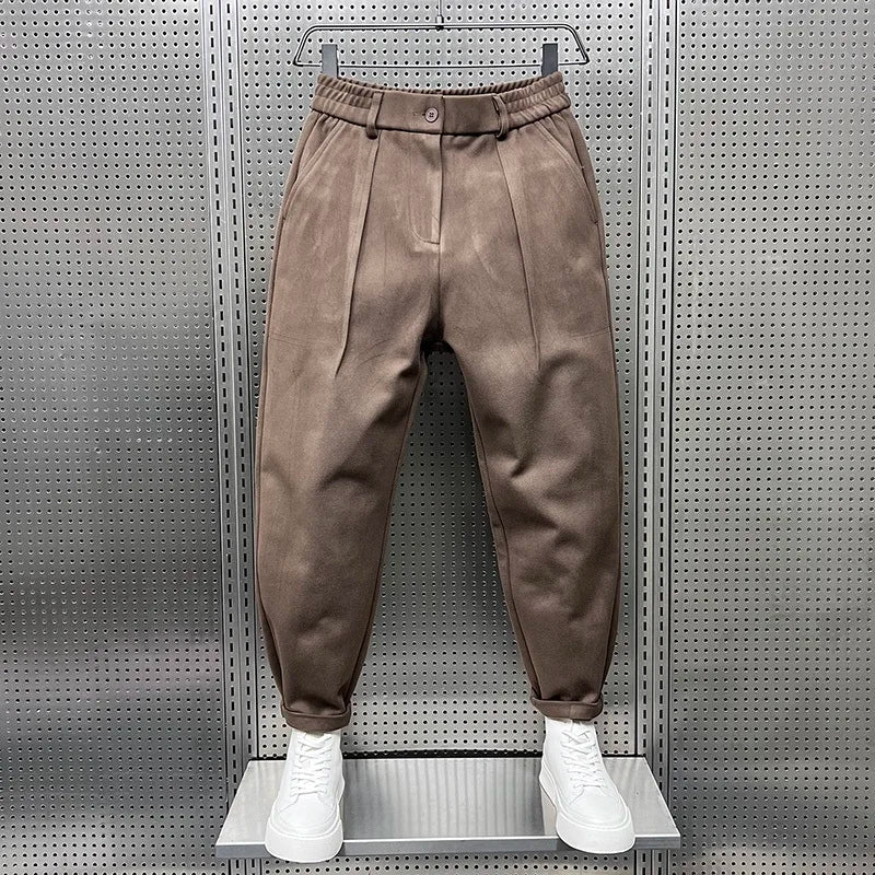 Herren Business Lässig Hose | Hoch Geschnitten