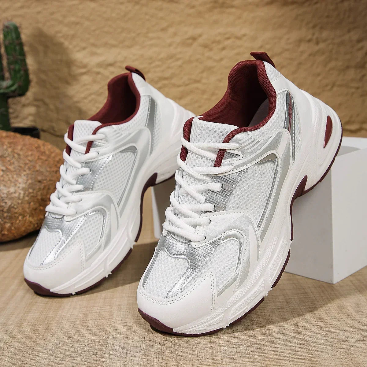 Damen Chunky-Sneaker | Schnürverschluss