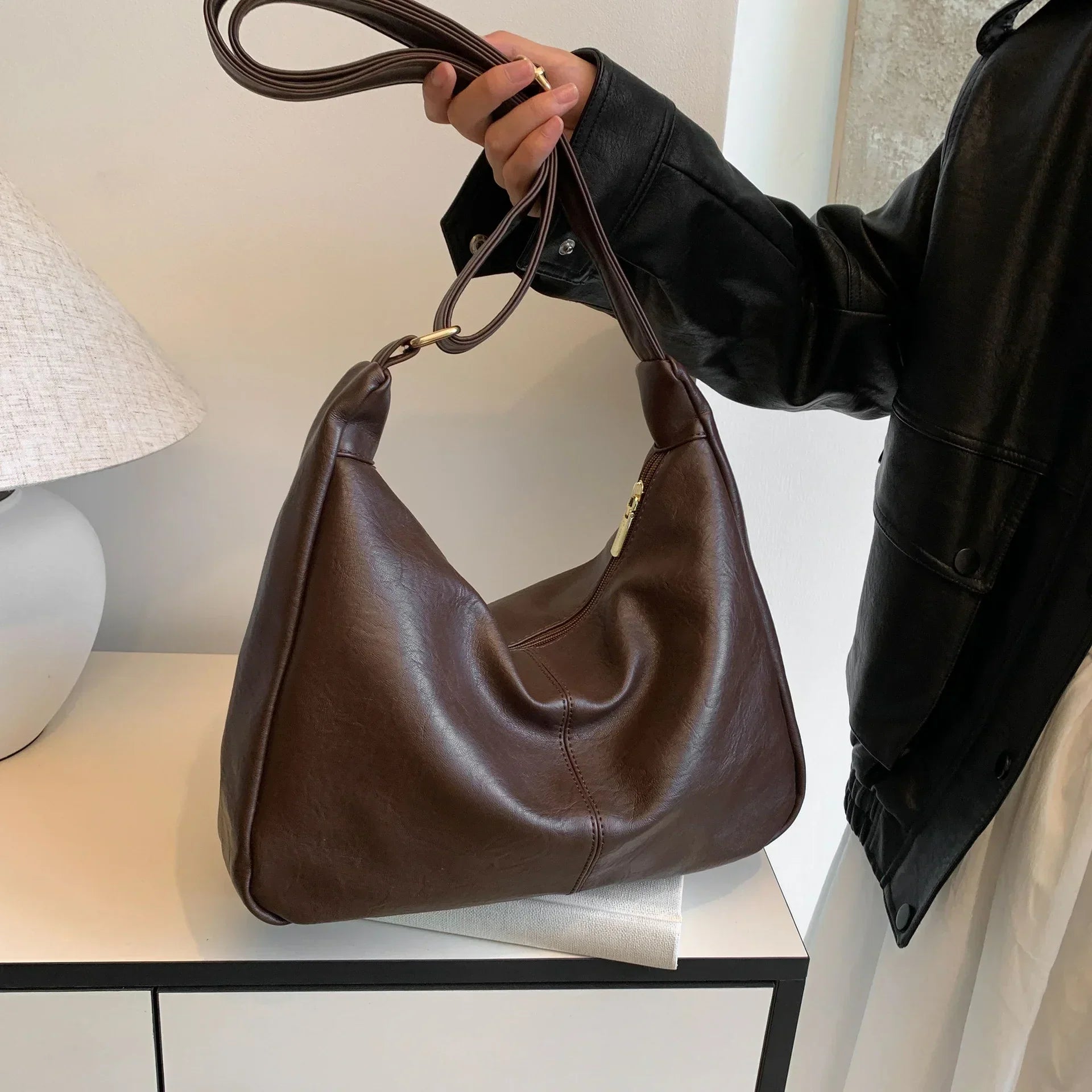 Damen Hobo-Stil Handtasche | Lässig