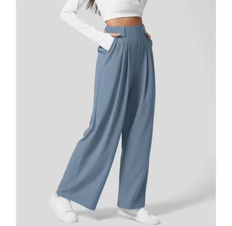 Damen Weit Bein Sommerhose | Hoch Tailliert